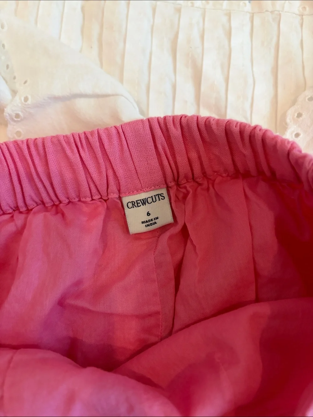 Crewcuts Girls Pink Scalloped Tank & Skirt Set